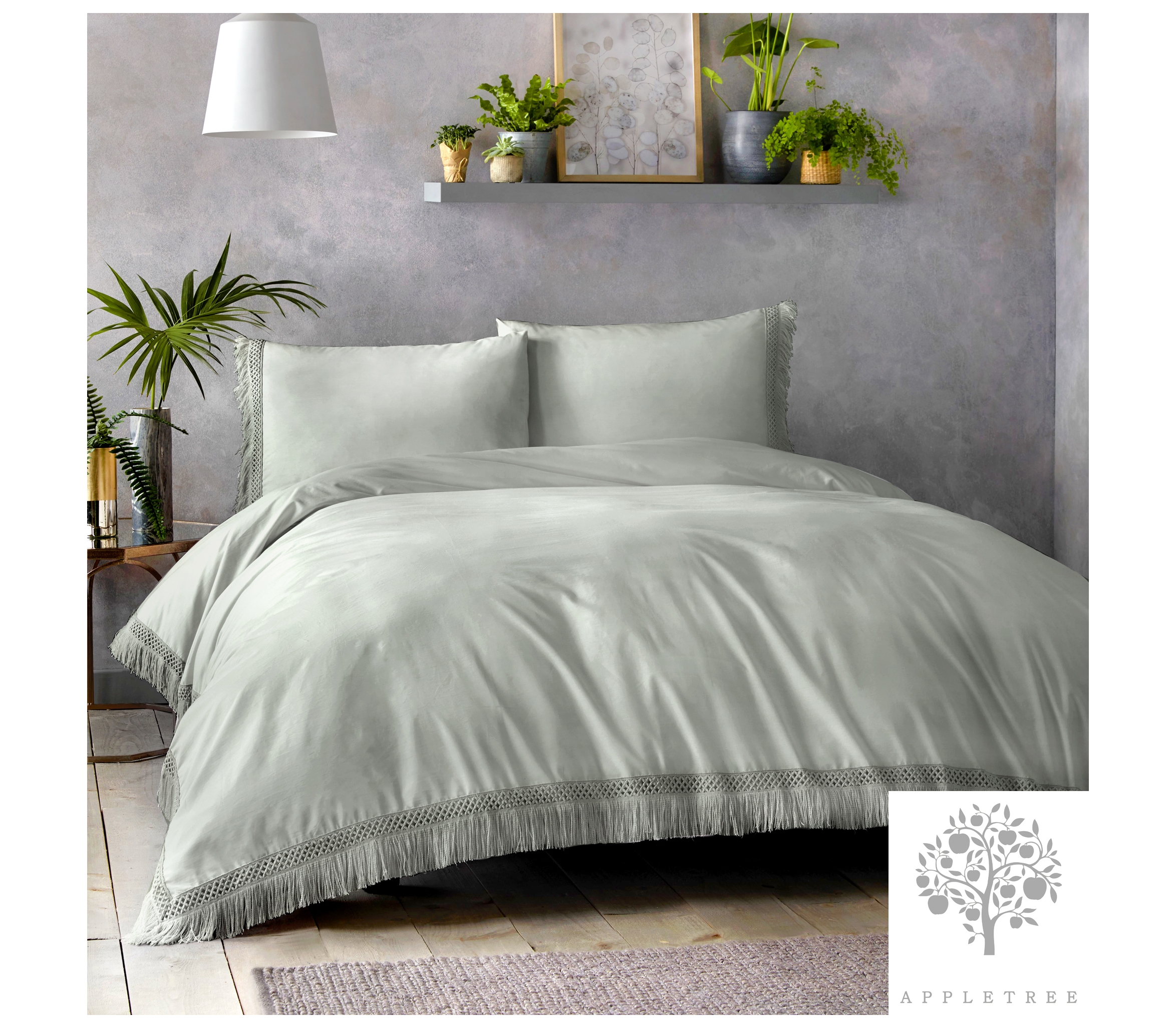 Appletree Signature Tasha Silver Bedding J Rosenthal & Son