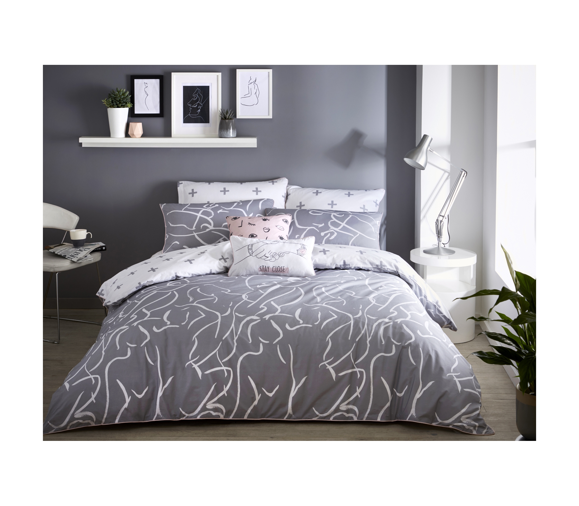 Appletree Muse Grey J Rosenthal & Son