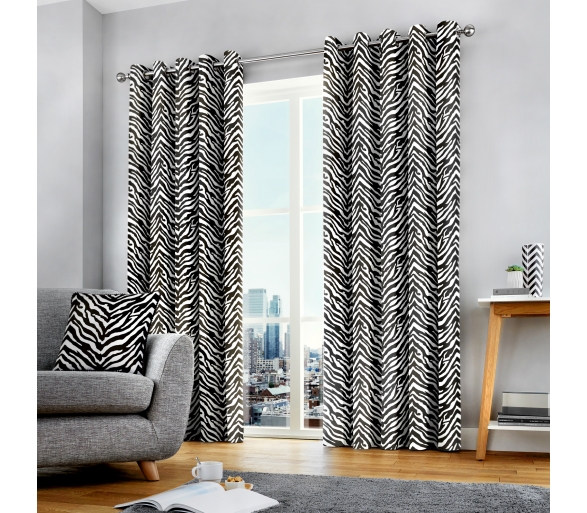 Fusion Zebra Black Amp White Curtains J Rosenthal Amp Son