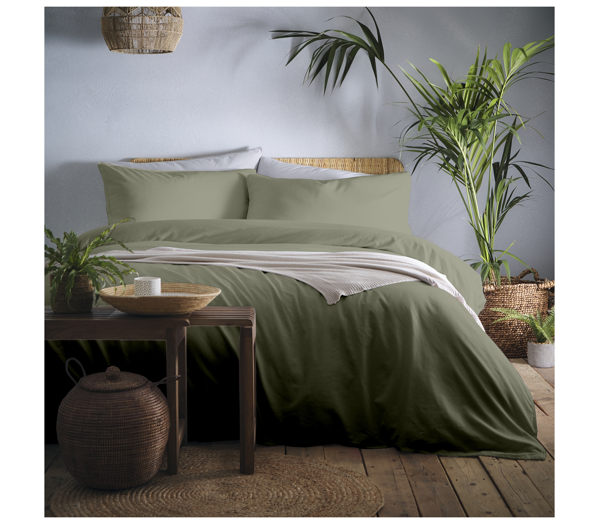 Appletree Cassia Khaki Bedding J Rosenthal & Son