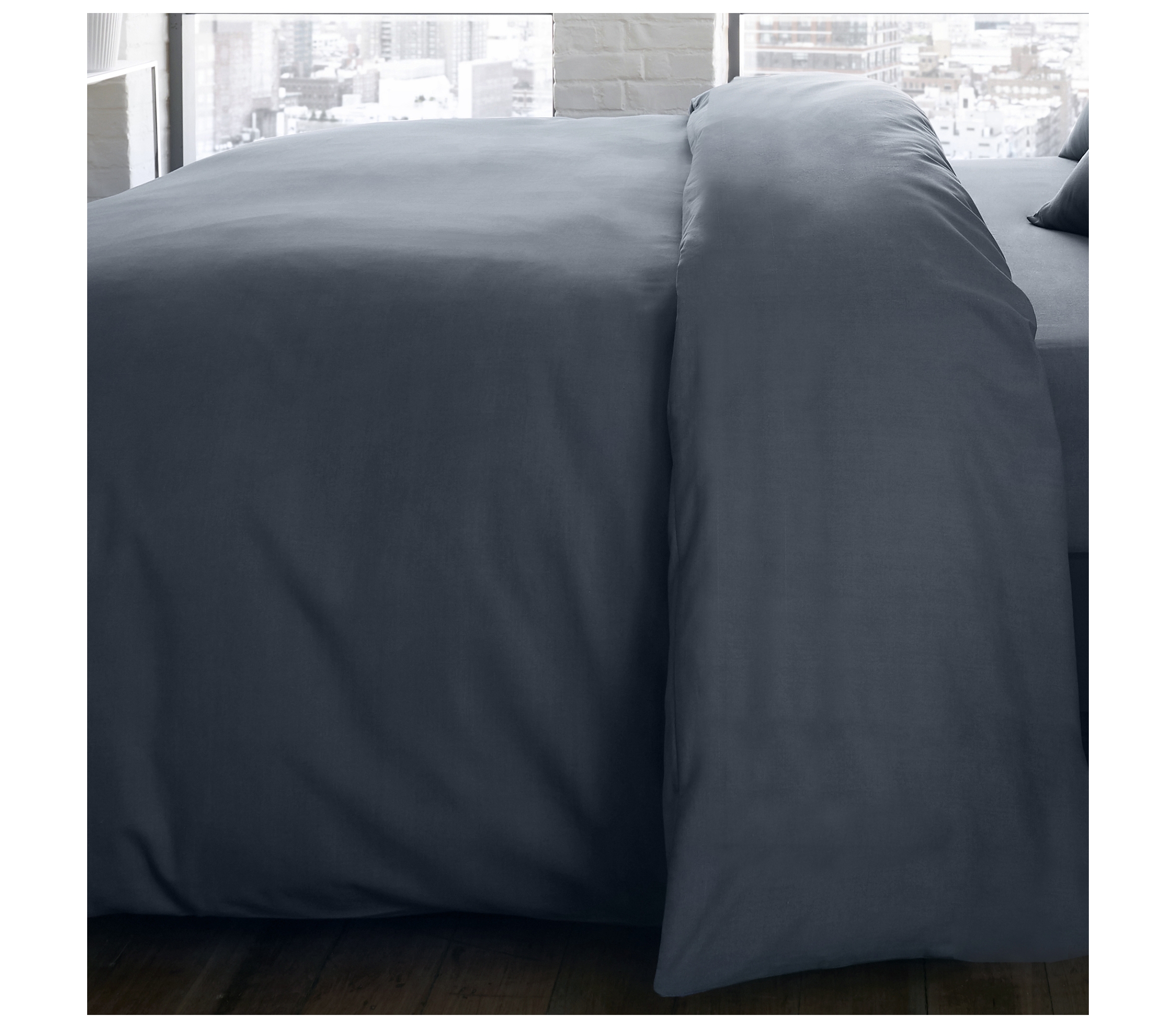 Serene Plain Dye Denim Duvet Cover J Rosenthal & Son