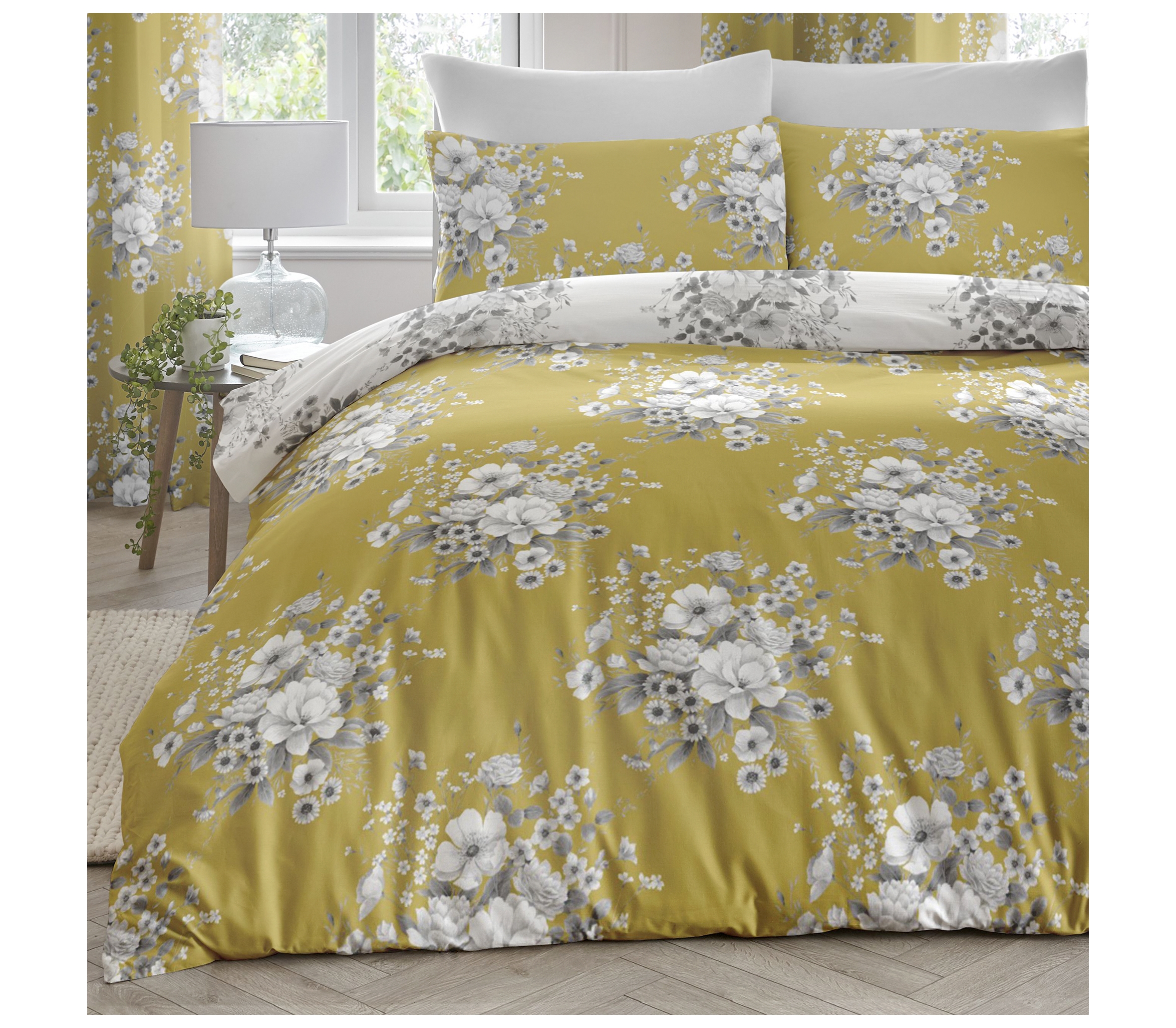Dreams & Drapes Mirabella Ochre Bedding J Rosenthal & Son