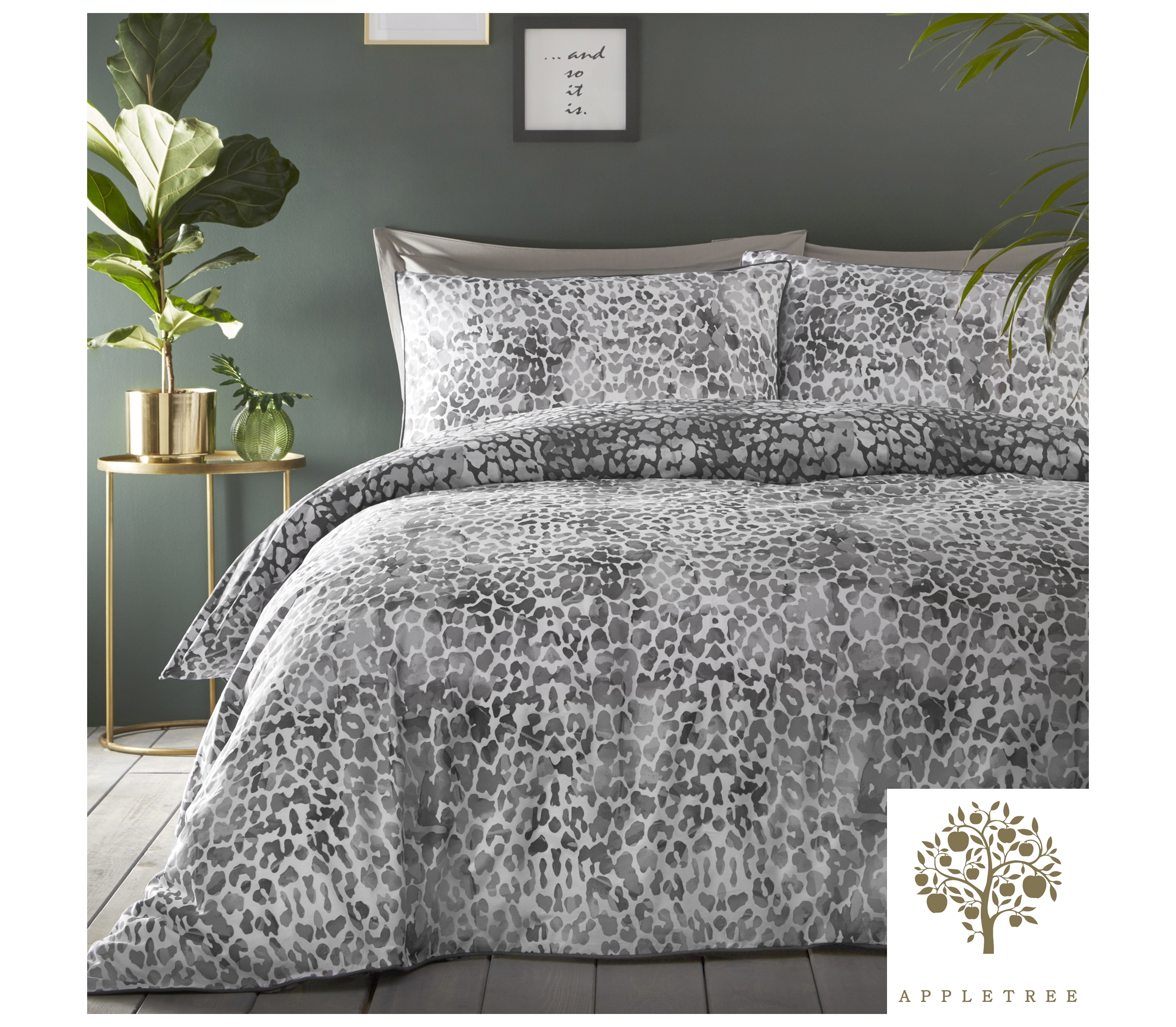 Appletree Kalahari Grey & Ochre Bedding J Rosenthal & Son