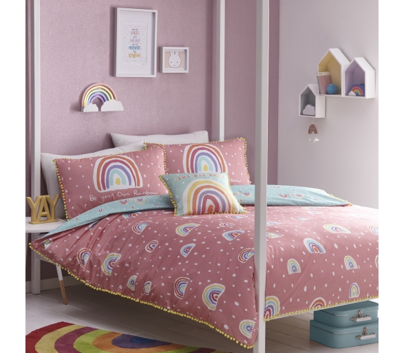 Appletree Kids Rainbow Pom Multicolour Duvet